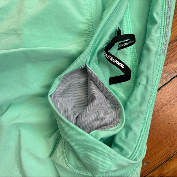 Nike Mint Green Eclipse Running Short - Picture 3 of 8